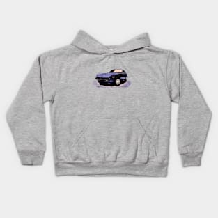 Blue 70 Datsun 240Z Kids Hoodie